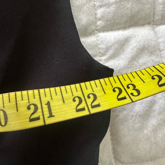 TORRID Womens Dress Black Faux Wrap Peplum Cocktail Coquette Workwear Stretch 20 - Picture 8 of 11